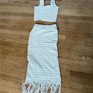 Freshman Cream Knit Sweater